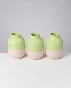 Nuno Vase M lime rosé