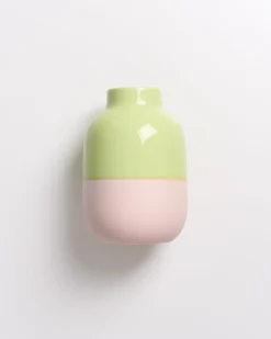 Nuno Vase M lime rosé