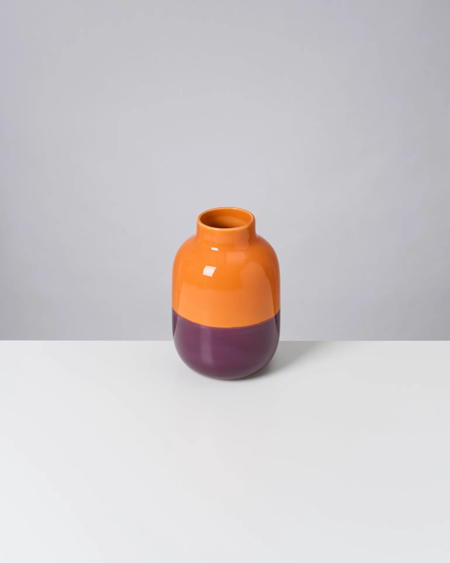 Nuno Vase M orange lila