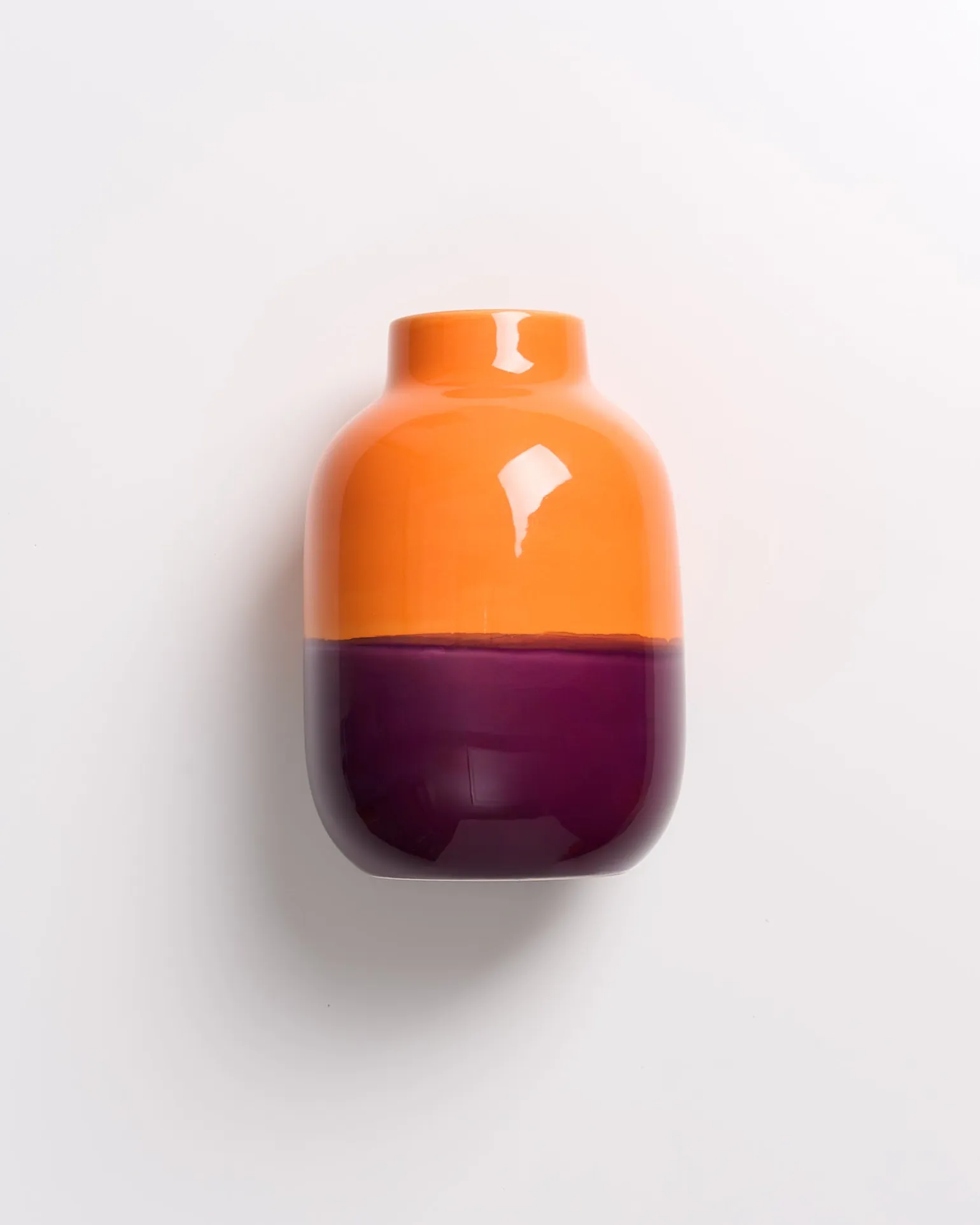 Nuno Vase M orange lila