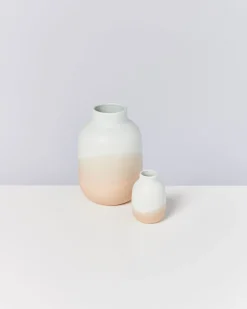 Nuno Vase S hellblau sand