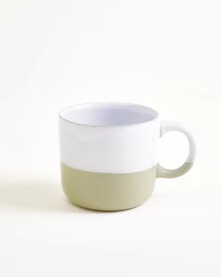 Seda Tasse klein salbeigrün weiß