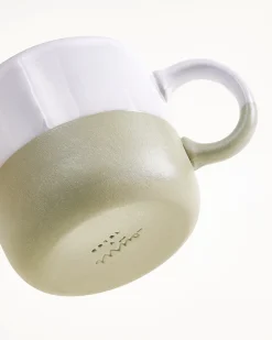 Seda Tasse klein salbeigrün weiß 6er-Set