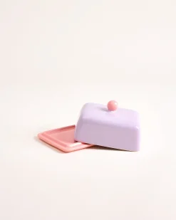 Seia Butterdose lila rosa