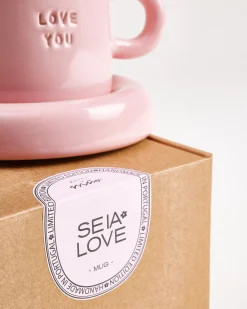 Seia Geschenk-Set Love Smile rosa orange 3-teilig