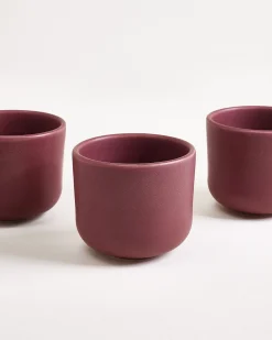 Sereno Becher klein bordeaux 6er-Set
