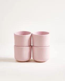 Sereno Becher klein rosa 4er-Set