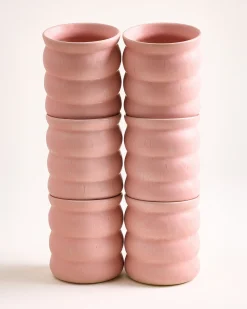 Sintra Becher groß bubble rosé 6er-Set