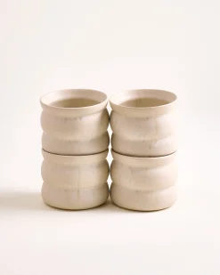 Sintra Becher klein bubble sand 4er-Set