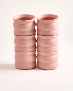 Sintra Becher klein bubble rosé 6er-Set