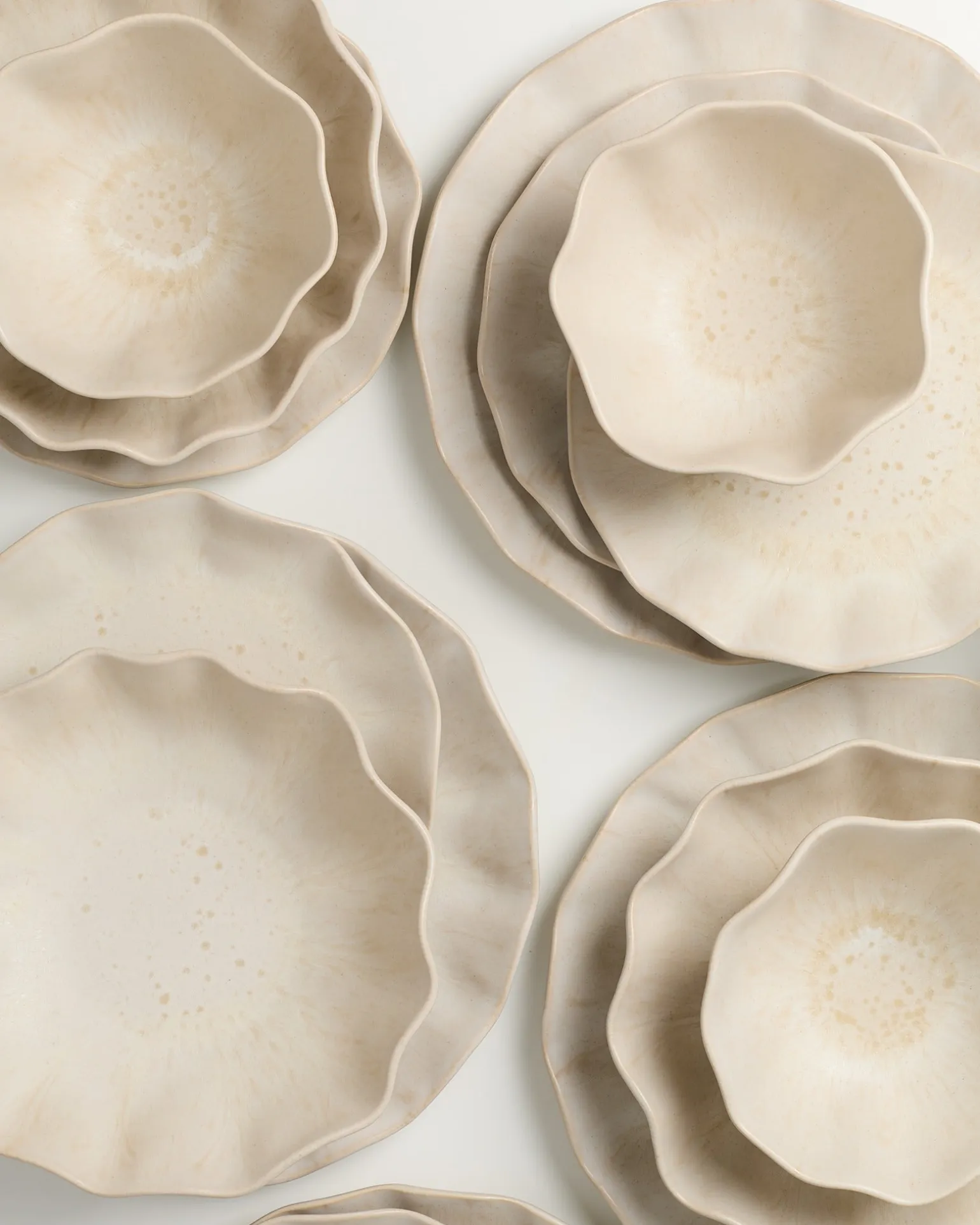 Sintra Geschirr-Set shell sand 24-teilig