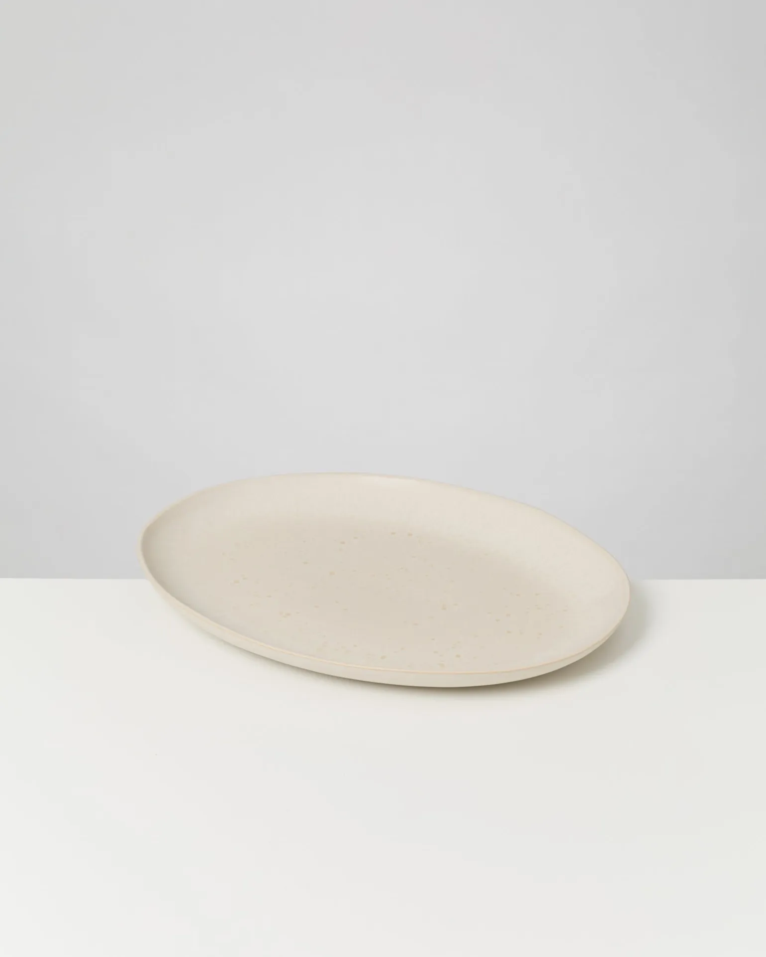 Sintra Servierplatte L oval sand