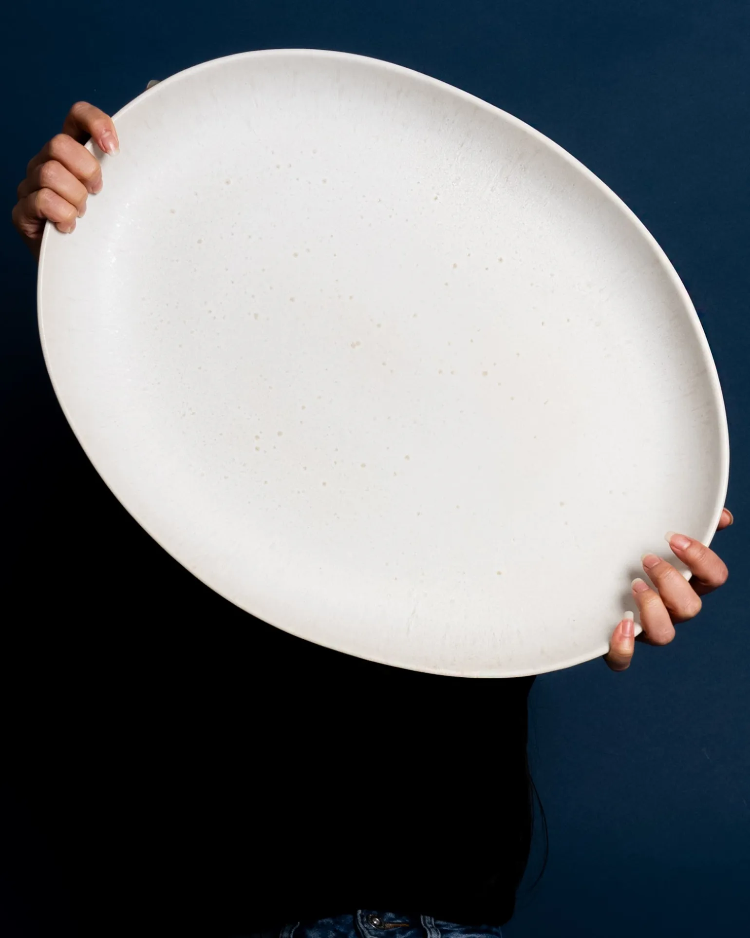 Sintra Servierplatte XL oval sand