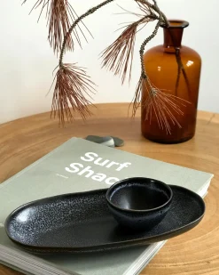 Turmalina Servierplatte M schwarz