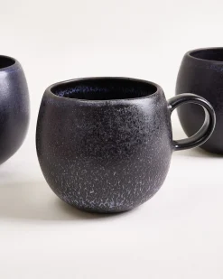 Turmalina Tasse groß schwarz 4er-Set